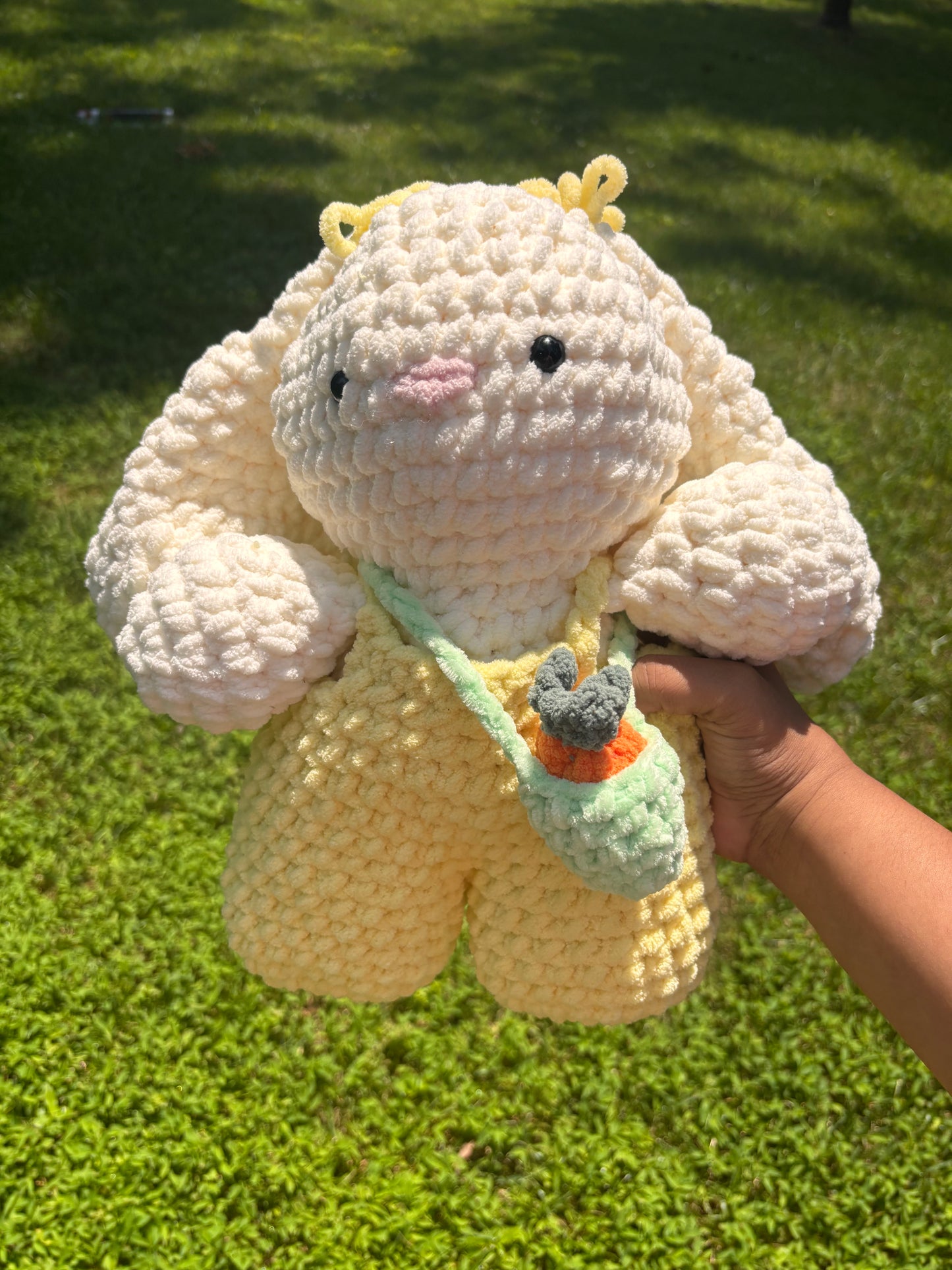 Customizable Bunny in overalls