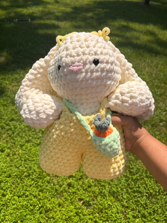 Customizable Bunny in overalls